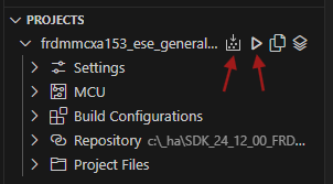 MCUXpresso for VS Code build and debug