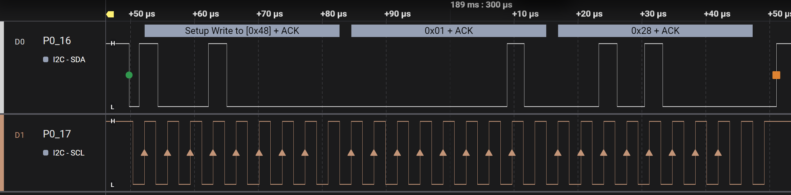 I2C write