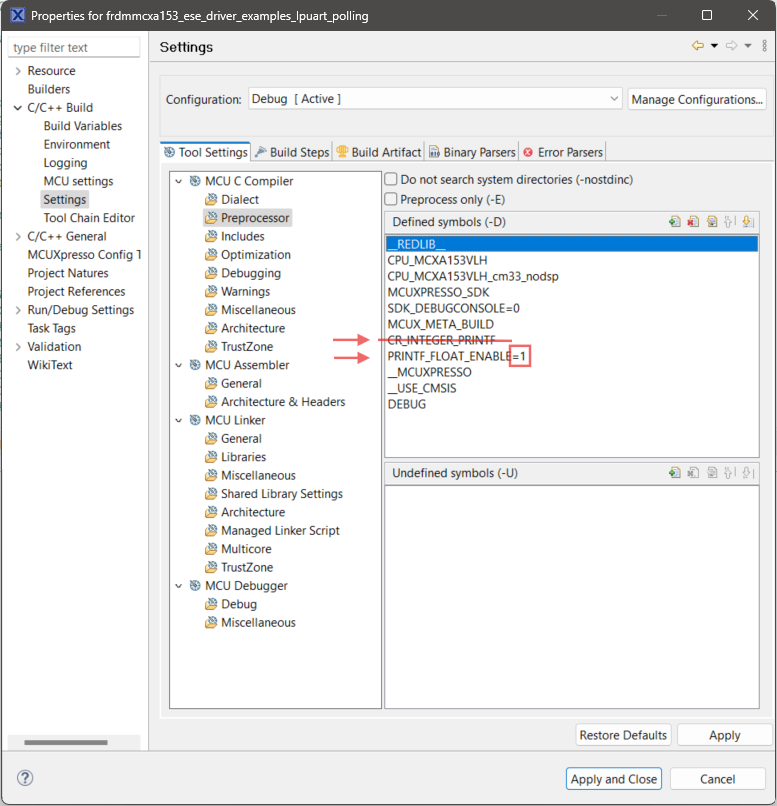 Enable printing floats